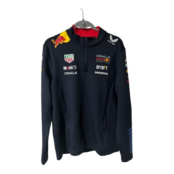 Oracle Red Bull Men’s Racing Team F1 Unisex Long Sleeve Night - Picture 1 of 6